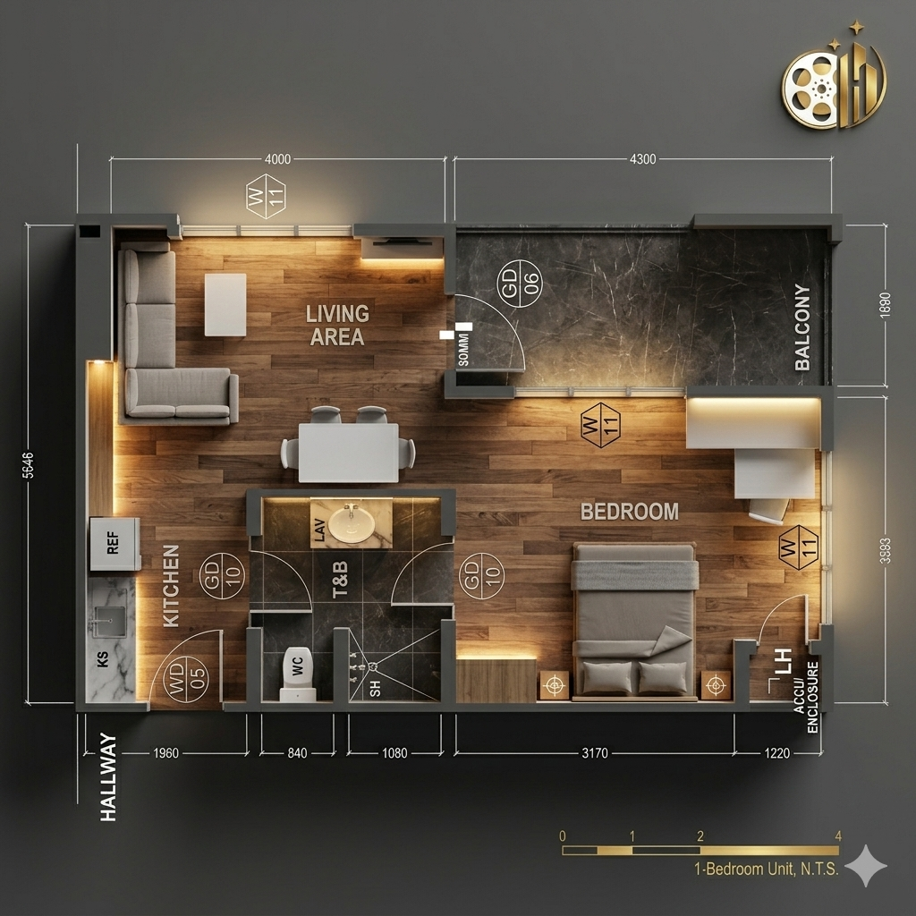 One Bedroom Suite with Balcony